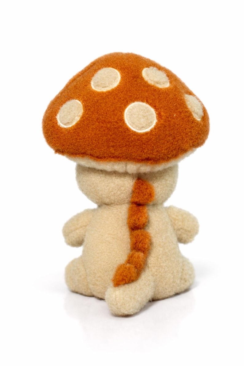 Paddenstoel dinosaurus fantasie pluche 10" afbeelding 5