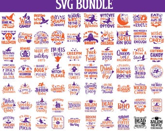 Halloween Vintage Sign SVG Bundle: Spooky Ghost Cricut Files