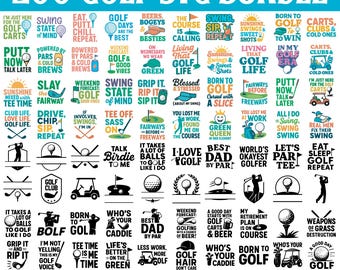 Golf SVG Bundle | Golf Png, Monogram, Club, Ball Cut Files (Digital Download)