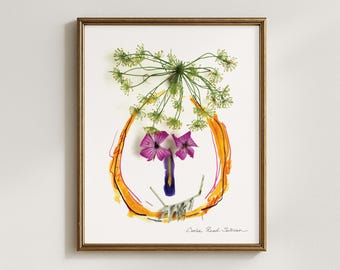Aggie Panthus Botanical Garden Creature Art Print (5x7, 8x10, 11x14, 16x20)