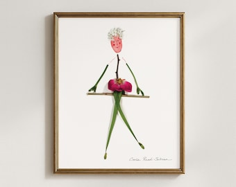 Poseyle Cirque Botanical Flower Gal Art Print (5x7, 8x10, 11x14, 16x20)