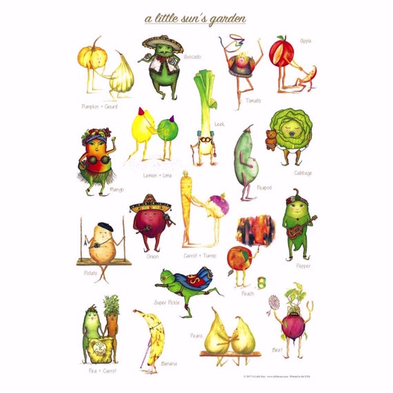 Vegetables Chart For Nursery