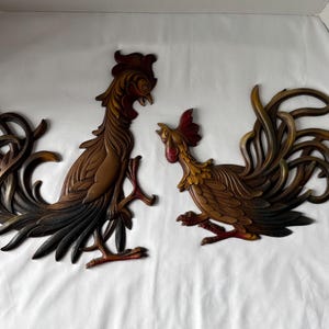 Syroco Roosters - Etsy