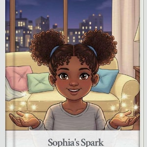 Sophia’s Spark – Personalized Kids Book | Custom Story About Confidence, Kindness & Discovering Your Inner Light