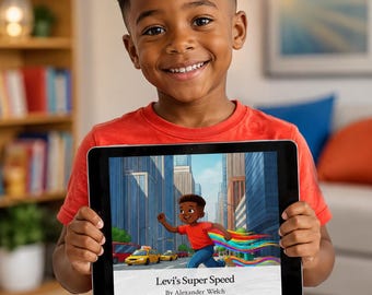 Custom Superhero Story for Kids | Personalized Name & Superpower Book | Digital Download