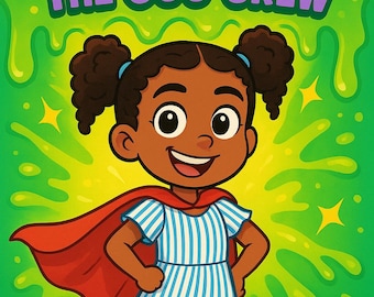 Histoire de super-héros personnalisée | Nom personnalisé Slime‑Bust Adventure | Livre numérique pour enfants