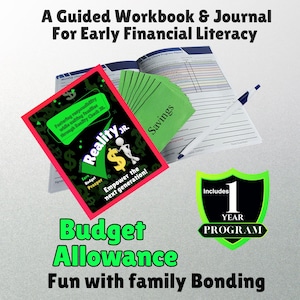 Team Reality Check Jr. Kids Workbook Journal, Educational Activity Book for Kids