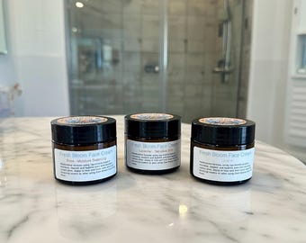 Natural Face Cream | Organic Hydrating Moisturizer for Dry Sensitive Skin