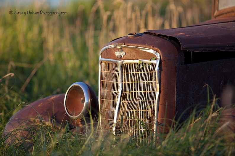 Old Rusty International Antique Car in South Dakota Fine Art - Etsy