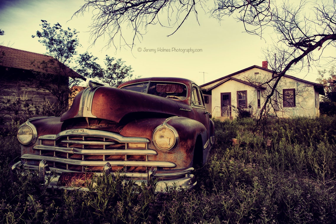 Old Rusty Pontiac Antique Car in Colorado Fine Art Photography - Etsy