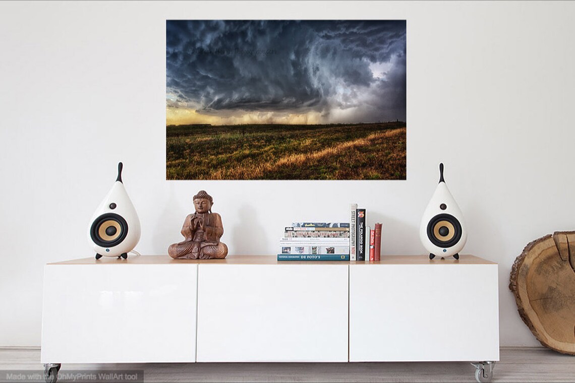 Supercell Thunderstorm Fine Art Photography Art Print Taken in Texas - Etsy