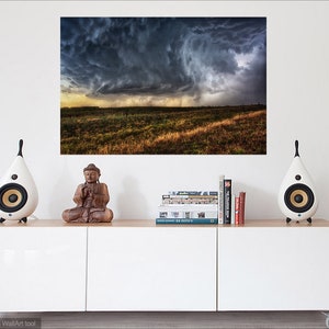 Supercell Thunderstorm Fine Art Photography Art Print Taken in Texas - Etsy