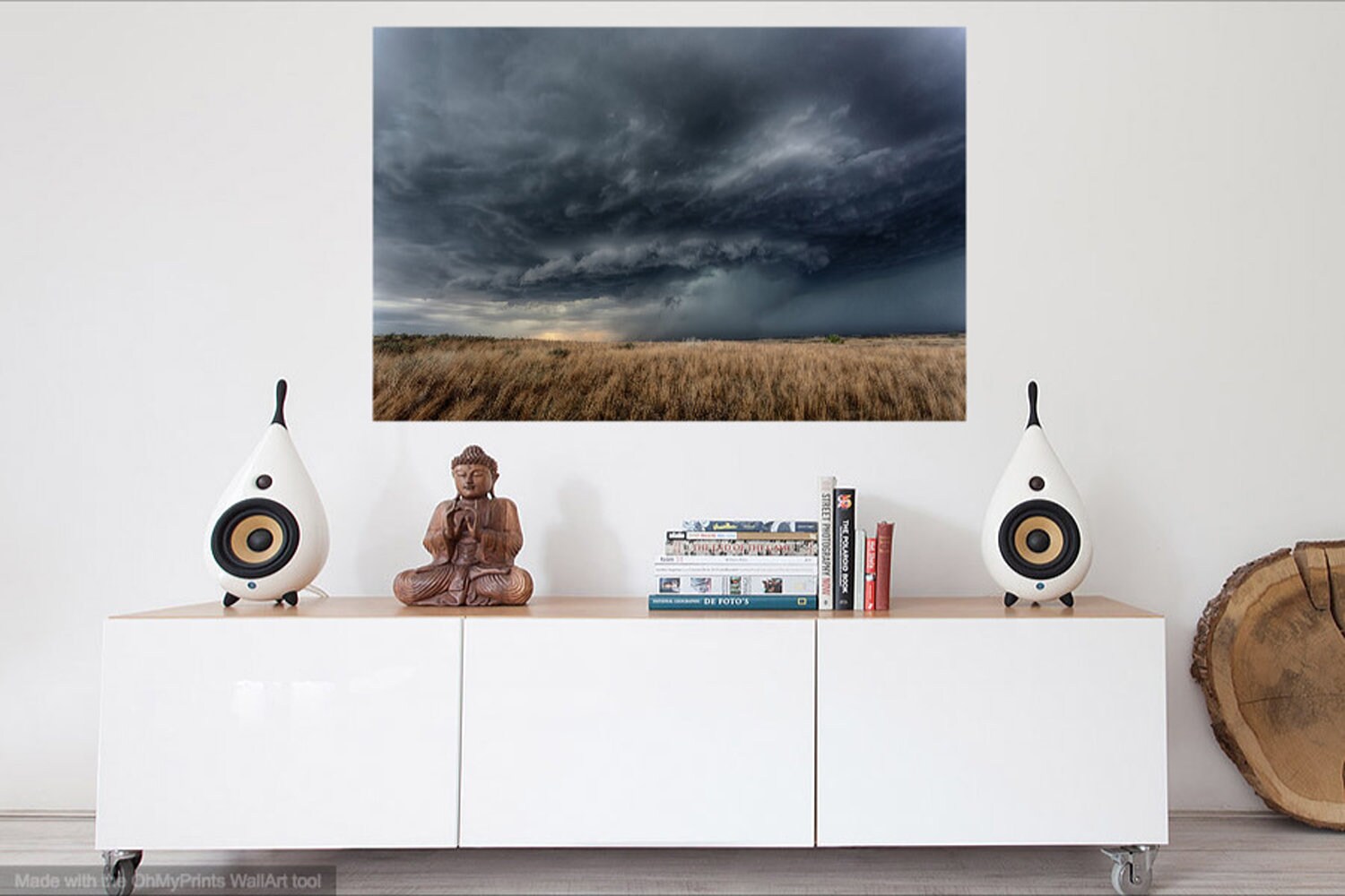 Fine Art Photography Print of an Amazing Supercell Thunderstorm in ...