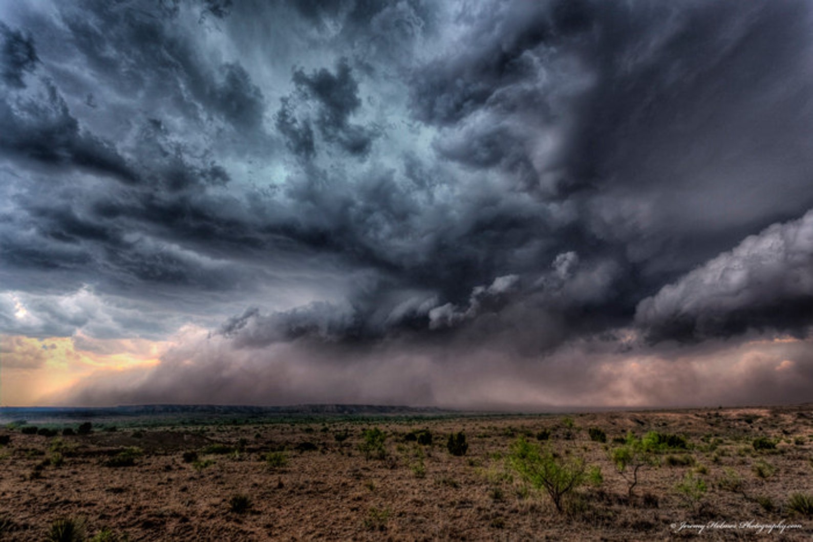 Fine Art Print of a Supercell Thunderstorm in Texas - Etsy