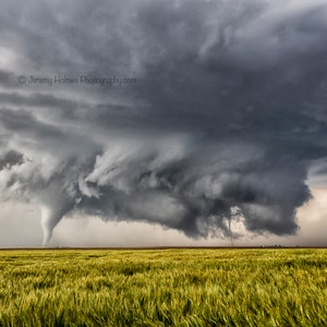 Twin Tornados in Dodge City Kansas fine art photography print