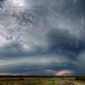 Fine Art Print of an Amazing Supercell Thunderstorm in Texas - Etsy