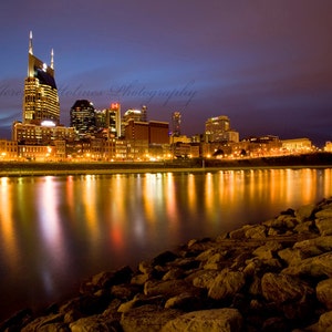 Fine Art Print of Nashville TN Skyline