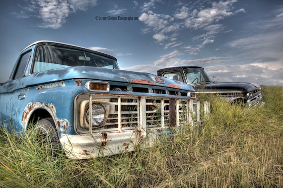 Ford Pickup Trucks Fine Art Photography Print or Metal Wall Art