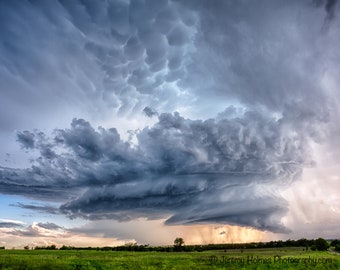 Kansas supercell thunderstorm fine art photography print