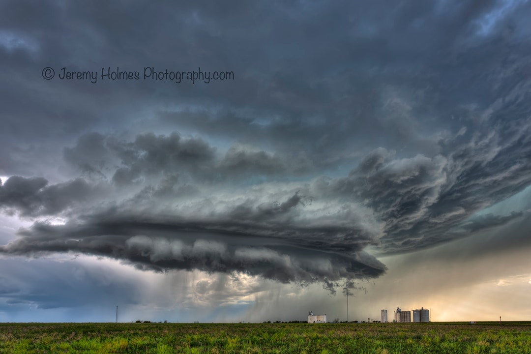 Kansas Supercell Thunderstorm Fine Art Print - Etsy