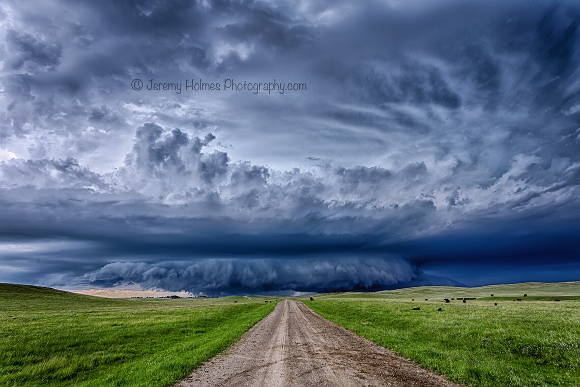 Montana Supercell Thunderstorm Fine Art Photography Print - Etsy