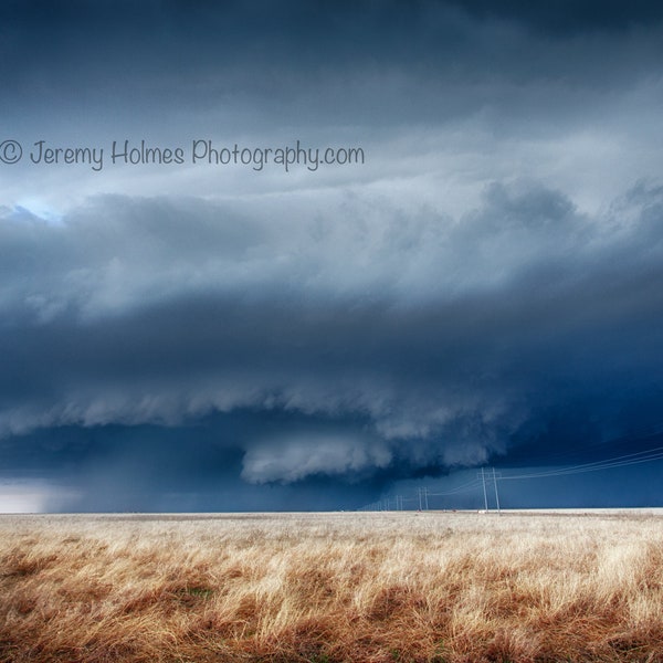 Oklahoma supercell thunderstorm fine art photography print