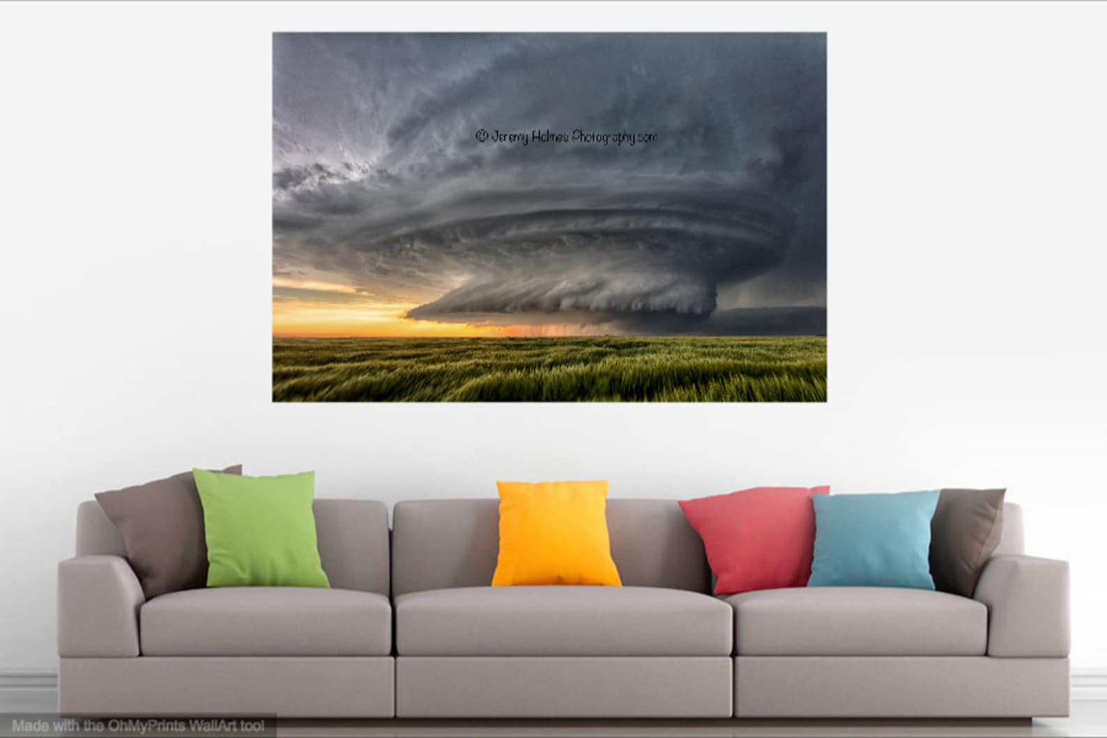 Leoti Kansas Supercell Thunderstorm Fine Art - Etsy