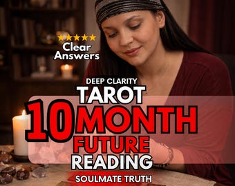 10 Month Future Tarot Reading: Same Hour Psychic Prediction, Detailed Life & Relationship Guidance, Soulmate Truth, Accurate Future Insight
