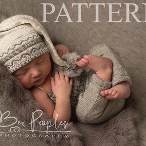 Newborn Romper and Hat Sewing Pattern: Photo Prop Tutorial (PDF Pattern)