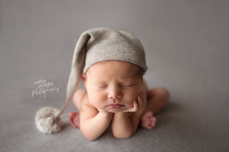 Photography Prop Sleep Hat Newborn Sleep Hat Newborn Night Etsy