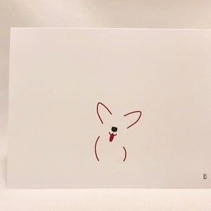 Corgi - Blank Note Cards - Set of 8