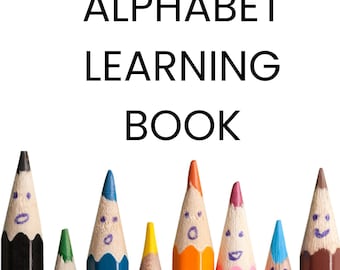 Alphabet Learning Book Printable PDF