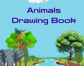 Learn to Draw Animals Book – Kids Step-by-Step Guide (Printable PDF)