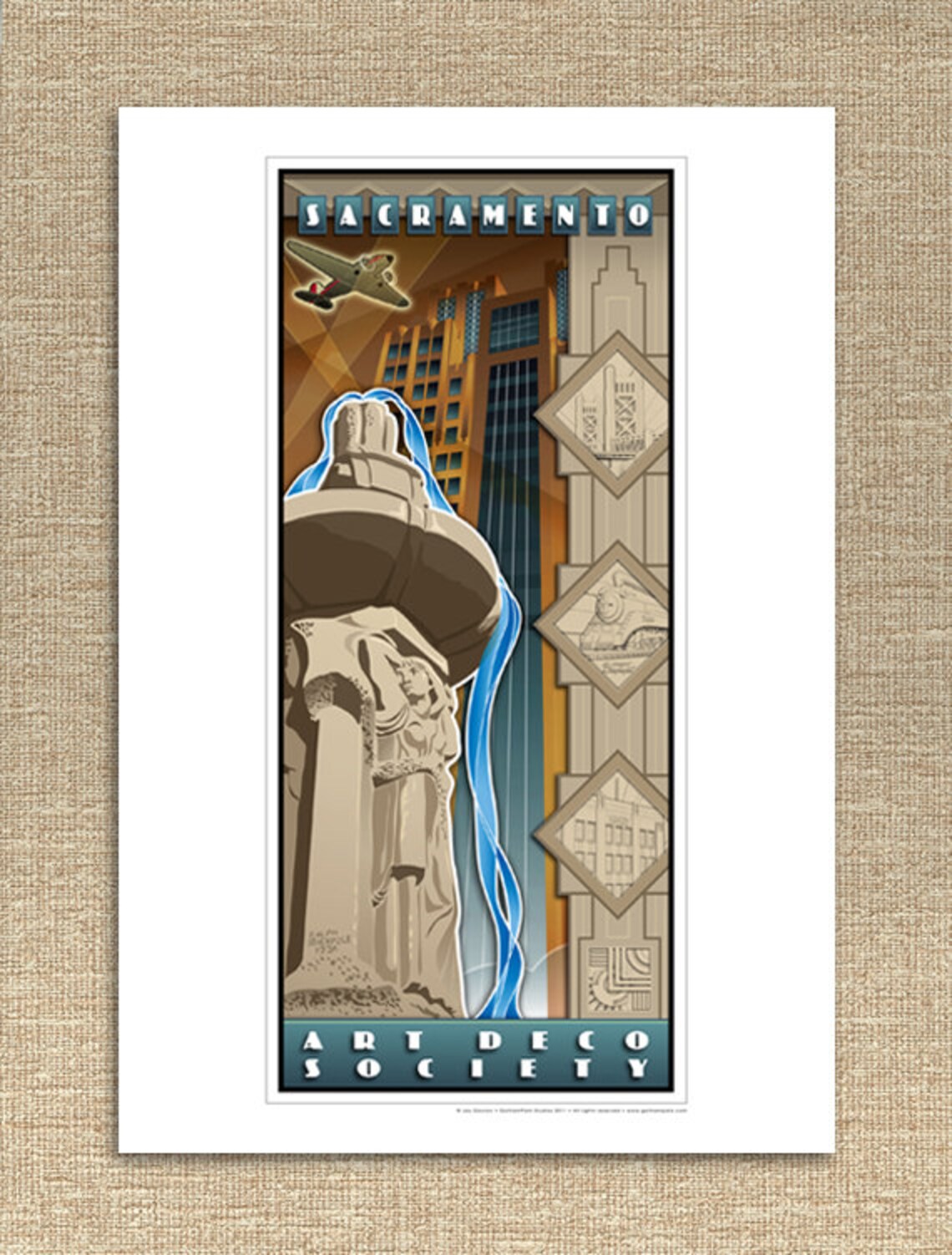 Sacramento Art Deco Society Stackpole 1939 Golden Gate Treasure Island ...