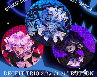 COOKIE RUN KINGDOM Badges | Shadow Milk, Black Sapphire, Candy Apple