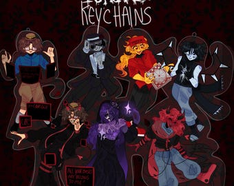 VERLASSEN Schlüsselanhänger | 007n7, Chance, Elliot, Two Time, Noli, C00lkidd