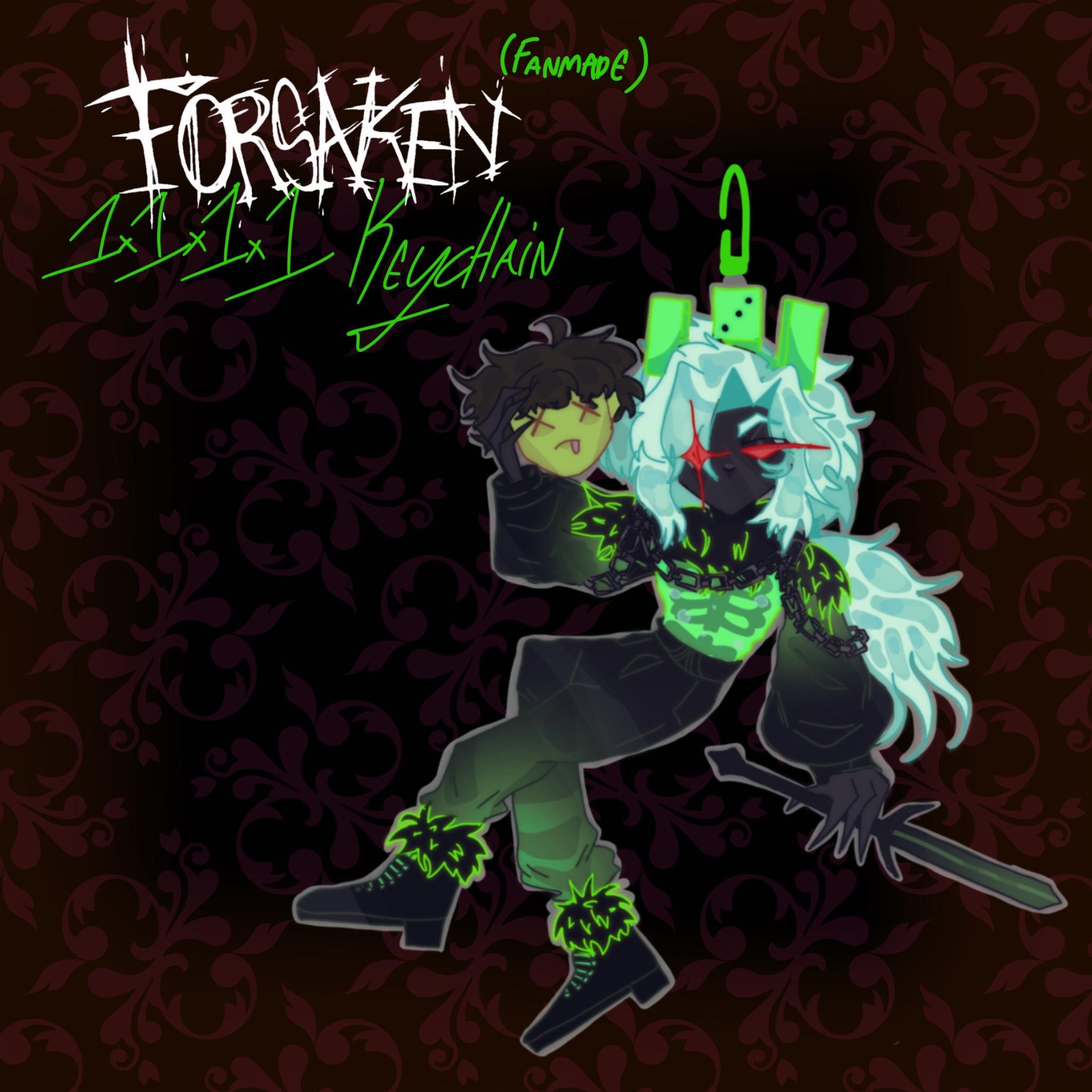 FORSAKEN - 1x1x1x1 / 1x4 KEYCHAIN - Etsy