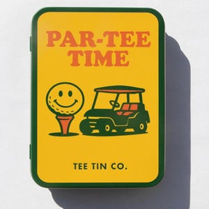 Vintage Golf Tee Holder Tin – Fun Golf Gift Under 25