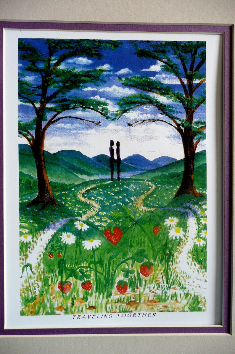 Wedding Art Love Anniversary gift Idea Art Hearts Love Etsy