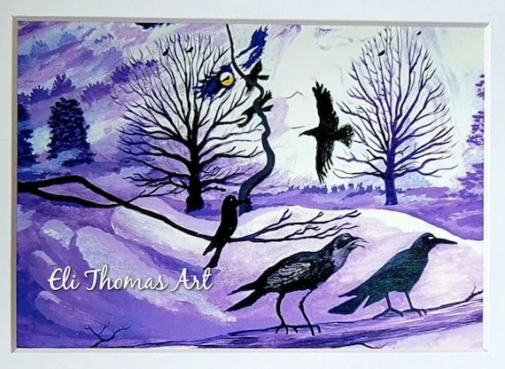 Native American Crow Art