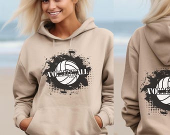 Personalized Volleyball Mom Hoodie: Jersey Number, Club Volleyball Gift