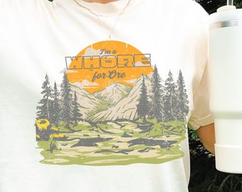 Funny Board Game Graphic Tee, Comfort Colors 1717 Shirt, Retro Ore Design with Cheeky Text, Adult Gamer Humor Tee