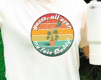 Funny Monstera Plant Shirt: Retro LGBTQ Humor Tee