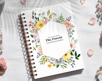 Floral Parenting Journal, Inner Child Healing Notebook, Mom Gift