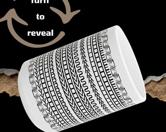 Hidden Message Mug 15oz, Funny Swear Mug with Secret Curse Words, Sarcastic Office Coffee Mug, Coworker Gift, Best Friend Gift.