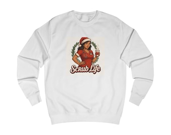 Scrub Life Unisex Sweatshirt: Cotton-Blend, Medium-Heavy Fabric