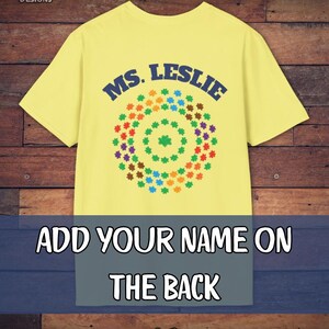 Girl Scout Multi-Level Troop Leader Personalized T-Shirt - Front & Back Cornsilk