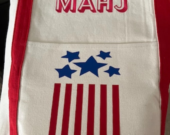 Juego de bolsas de mahjong patrióticas