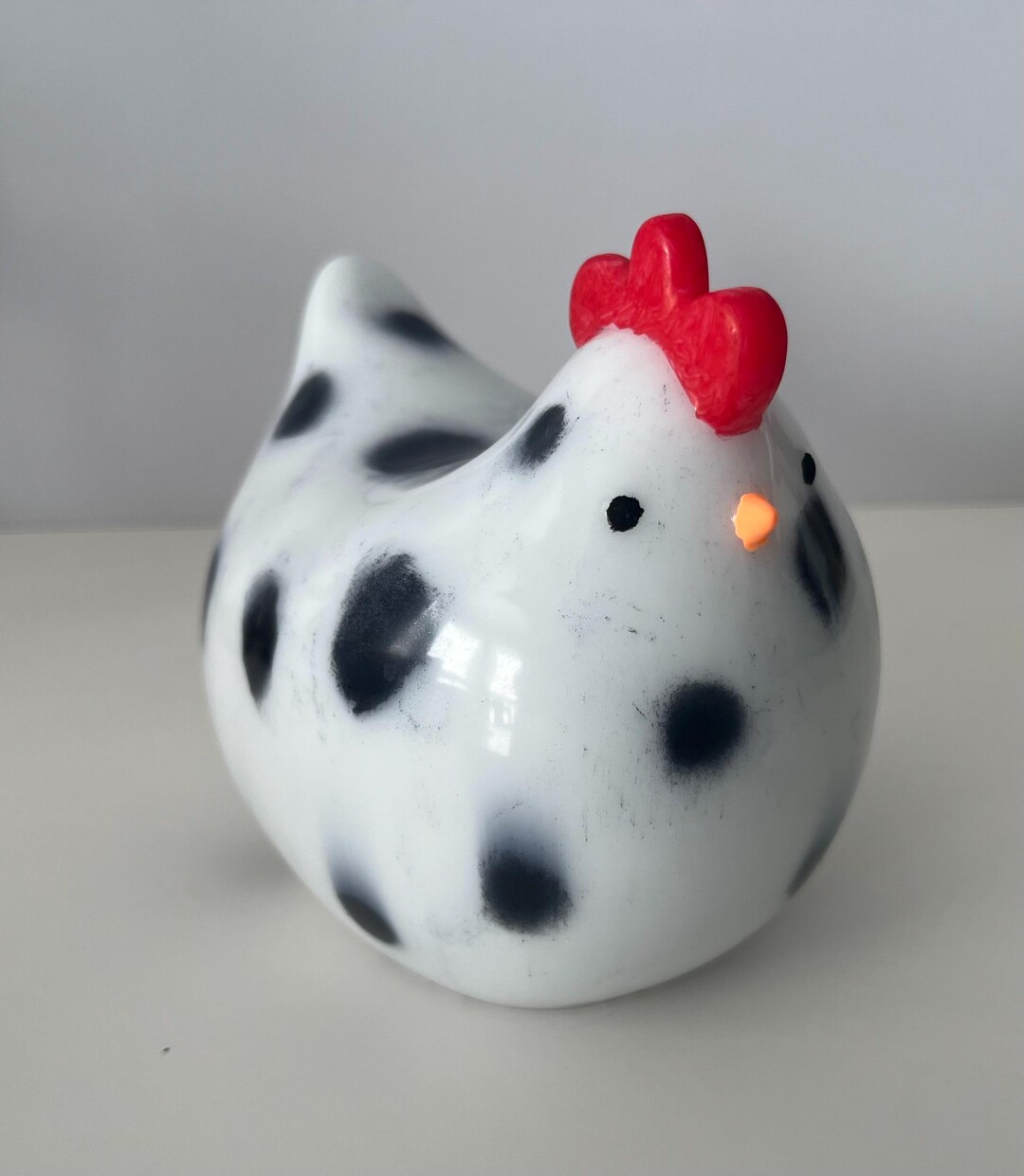 Resin Chicken Hen Figurine: Farmhouse Decor, Office Paperweight - Etsy