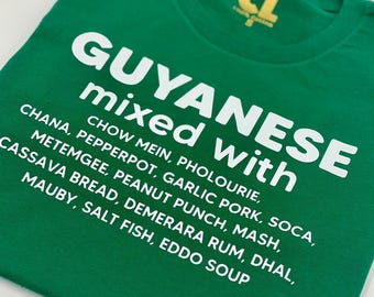 Guyanese Mixed With T-Shirt | West Indian Pride